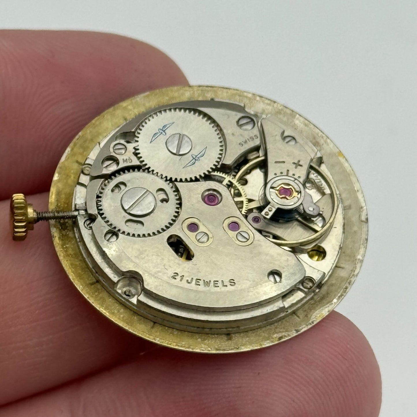 26mm Men's Rotary AS 1746 1747 Manual Wind Watch Movement Swiss Made PARTS