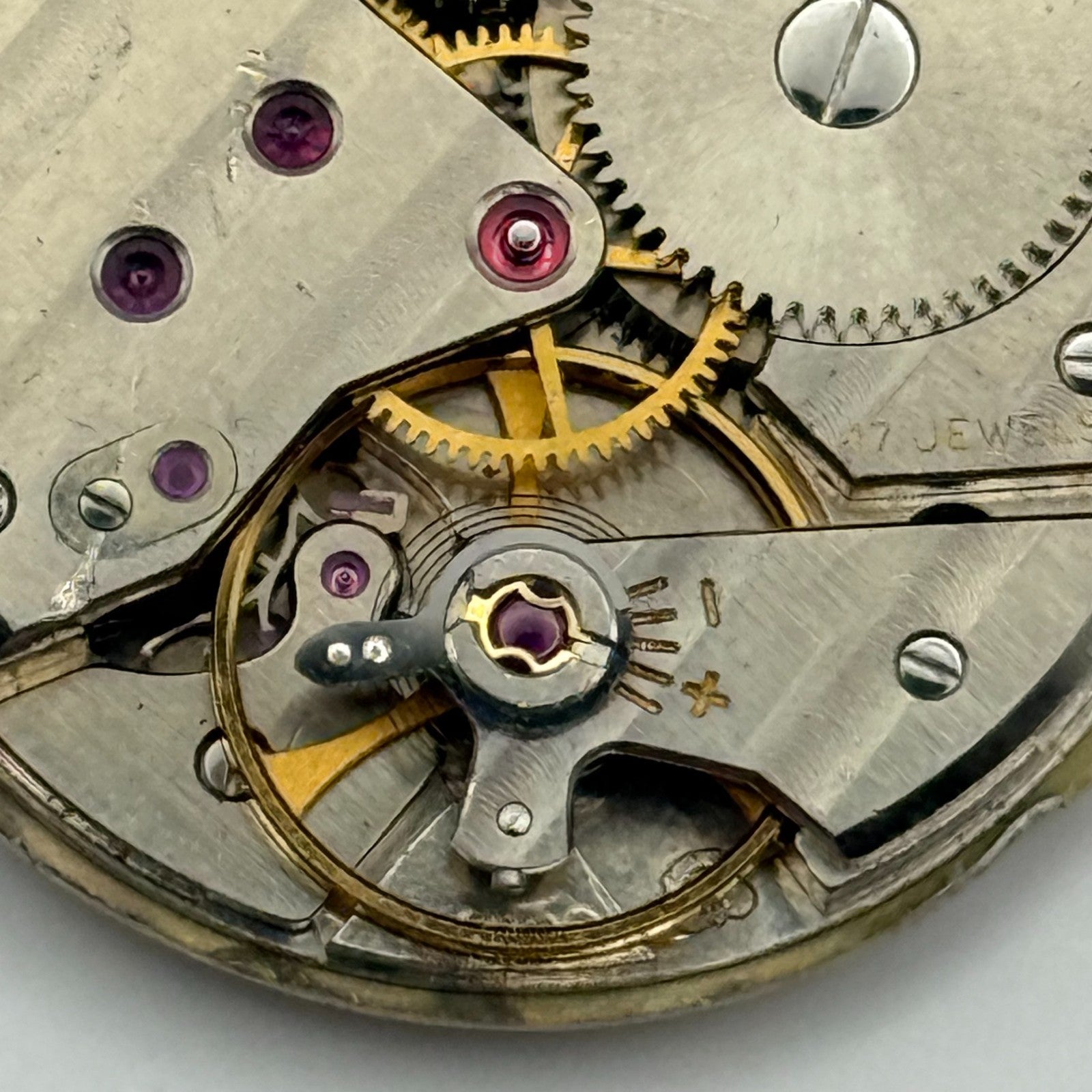 ETA 1120 Watch Movement Garrard Manual Wind Vintage Swiss Parts Repair 26.5mm