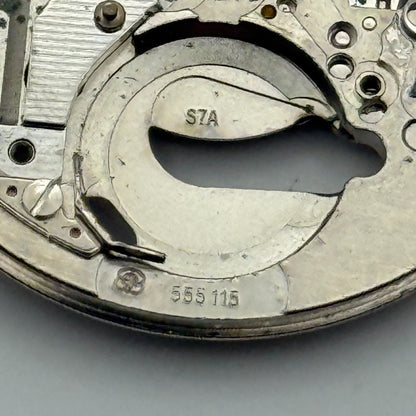 ETA 555.115 Quartz Watch Movement Vintage Swiss Parts Repair Spares 26.1mm