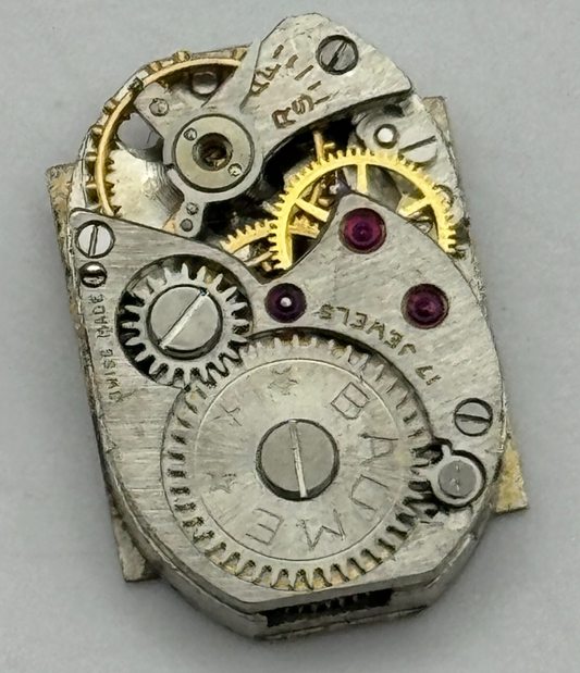12.7mm Ladies Baume 17 Jewels Swiss Manual Wind Watch Movement Vintage PARTS