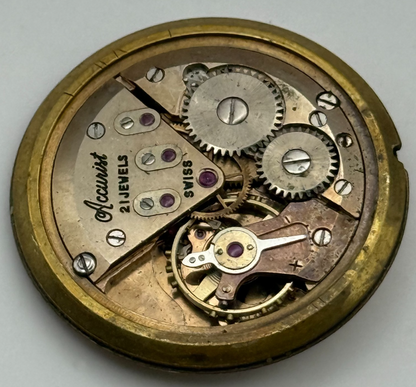 Accurist ETA 2390 Watch Movement Manual Wind Vintage Swiss Parts Repair 29.7mm