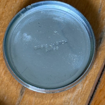 25mm Vintage Manson Patterned Flower Bezel Swiss Manual Basis Watch ZZ PARTS