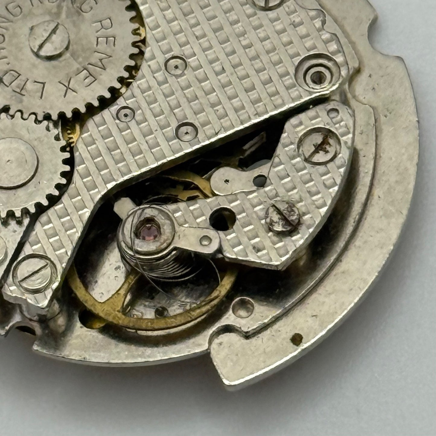 Parrenin 3641D Watch Movement Manual Wind Vintage For Parts Or Repair 31.1mm