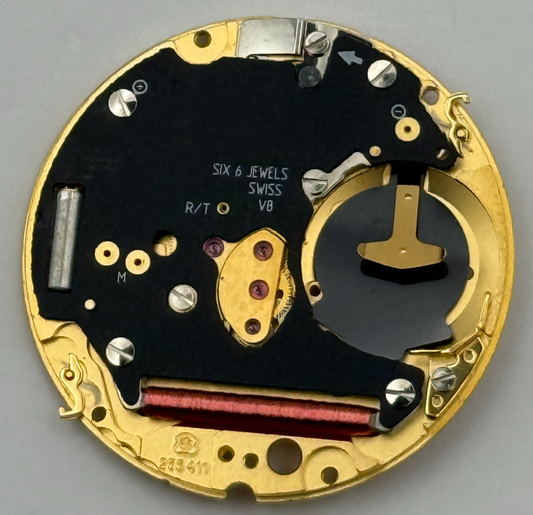ETA 255.411 Quartz Watch Movement 6 Jewels Swiss Vintage Parts Repair 23.8mm
