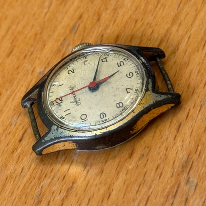 22mm Vintage Accurist Sweep Seconds 15 Jewels Manual Wind Watch PARTS / REPAIR