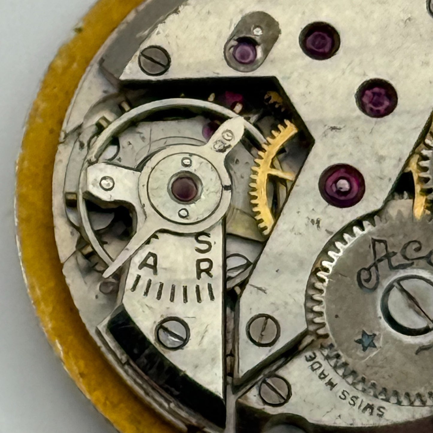 ETA 900 Watch Movement Accurist Manual Wind Vintage Swiss Parts Repair 23.6mm