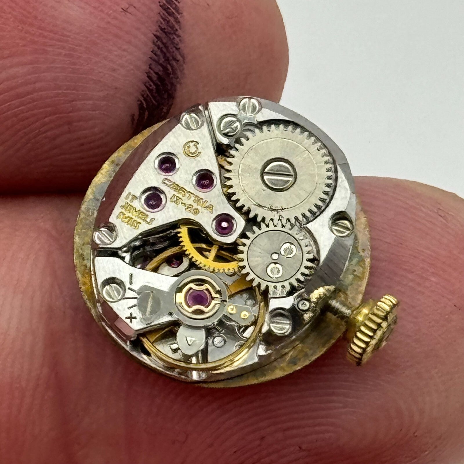 12.9mm Ladies Running Certina 13-20 Manual Wind Watch Movement PARTS SPARES