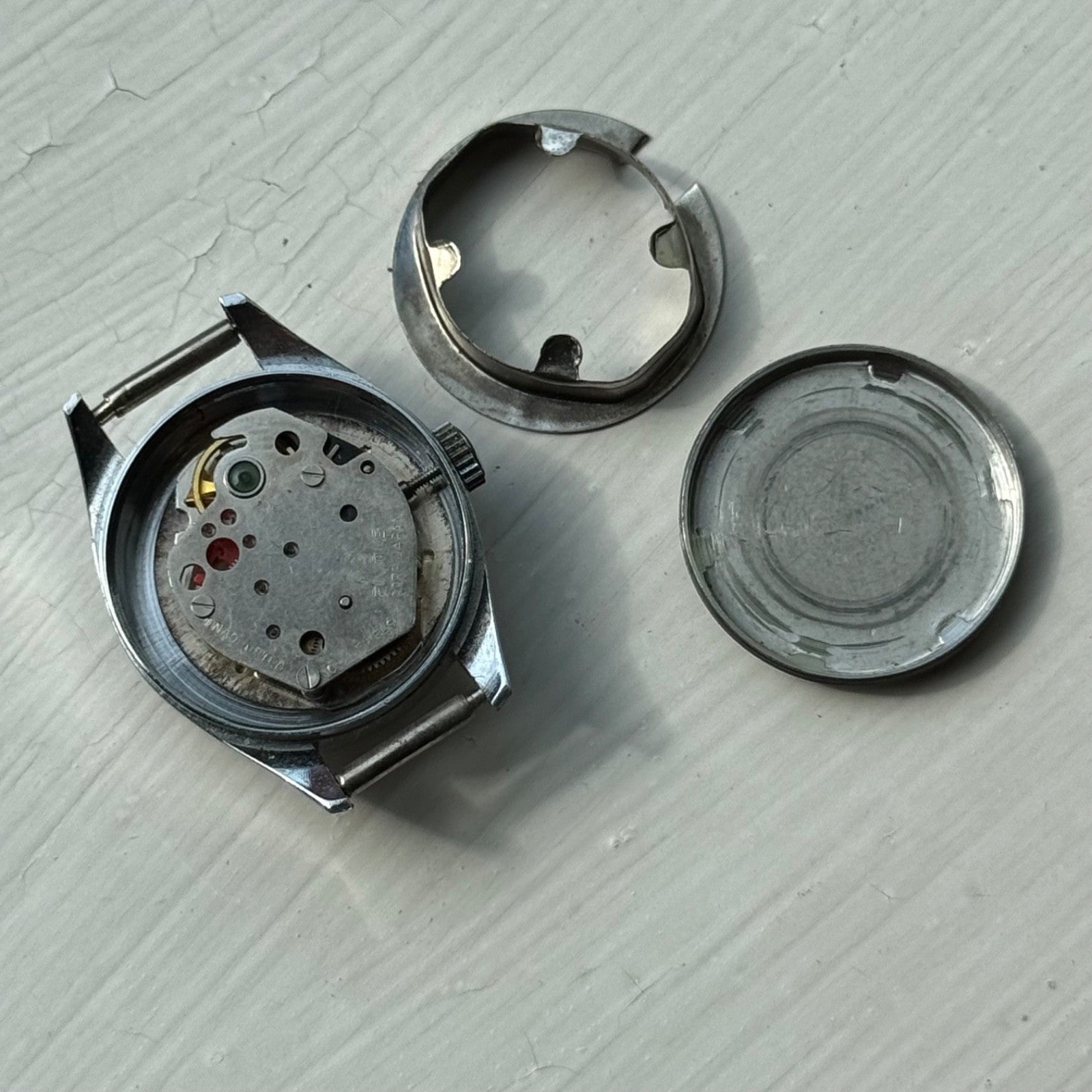 22mm Vintage Century Fujifilm Japan Sweep Seconds Manual Wind Watch FOR PARTS