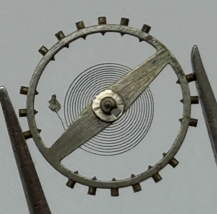 FHF 552 Balance Complete Inca Renata 673 M Watch Movement Parts Vintage NOS