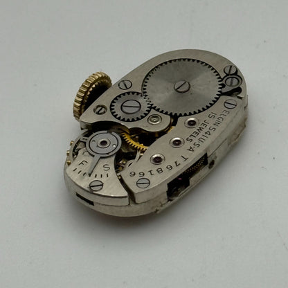 RUNNING 1945 Vintage 21/0s Elgin 541 Model 2 American Watch Movement FOR PARTS