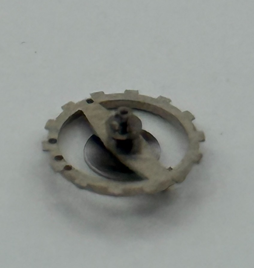 BRAC 2061 Balance Wheel Complete And Spring PL 497 Watch Movement Parts NOS