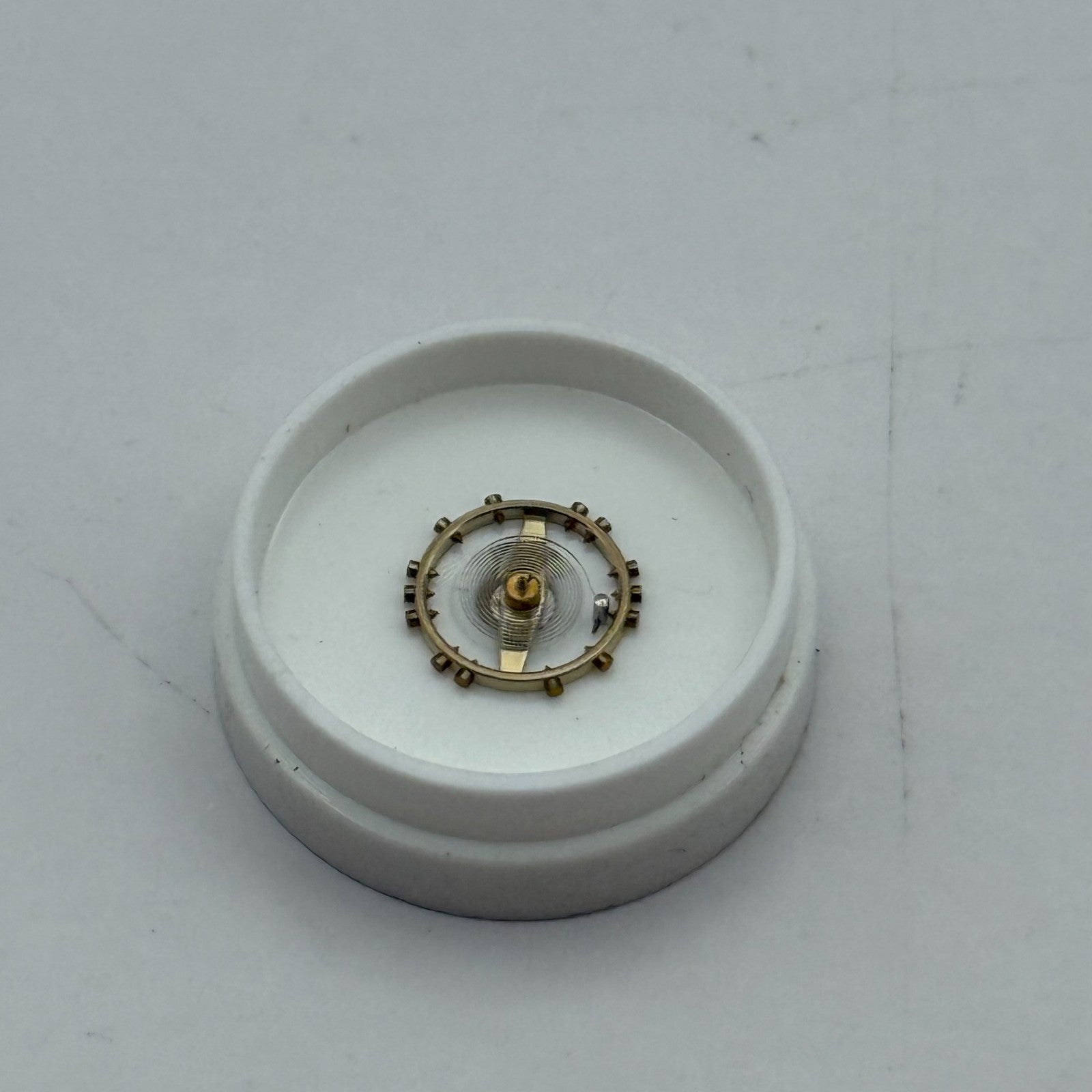 ETA 761 1261 Balance Wheel Complete And Spring 5 1/4''' Watch Movement Parts 