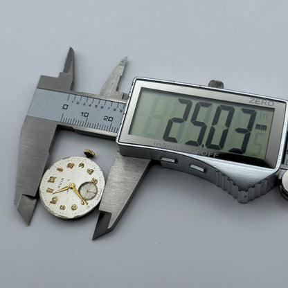 AS 1002 984 Watch Movement Avia Running Manual Wind Vintage Parts Repair 23.6mm
