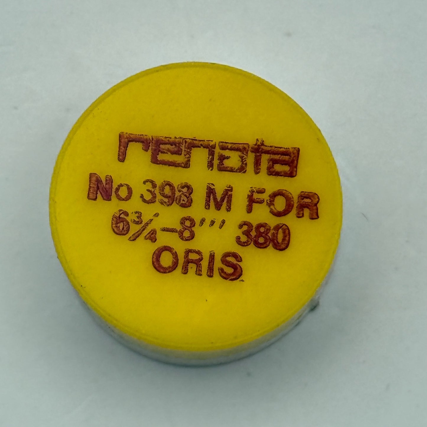 Oris 380 Balance Wheel Complete And Spring 6¾–8’’’ 398 M Watch Movement Parts