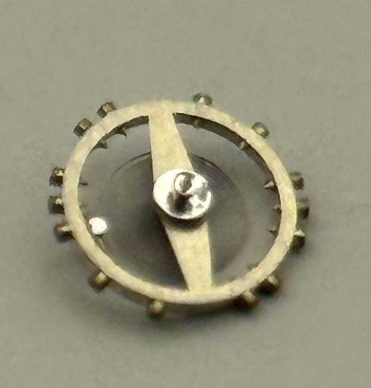 FHF 59-21 Balance Wheel Complete And Spring  Inca 1353 Watch Movement Parts NOS
