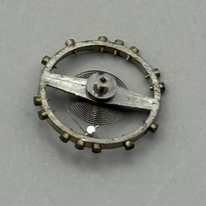 FEF 270 Balance Wheel Complete And Spring  5¼’’’ 173 M Watch Movement Parts NOS