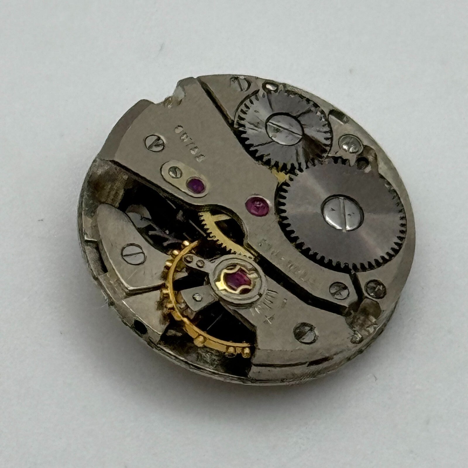 17.4mm Rotary AS 1537 Good Balance Manual Wind 21 Jewels Watch Movement PARTS