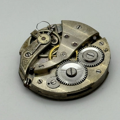 28mm Men's Unidentified Leaf Mark Manual Wind Watch Movement Swiss Vintage PARTS
