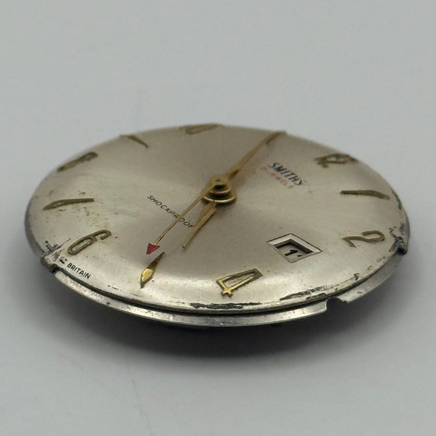 Smiths Shockproof Date 5T65 Watch Movement Manual Wind Vintage Parts Repair 23mm
