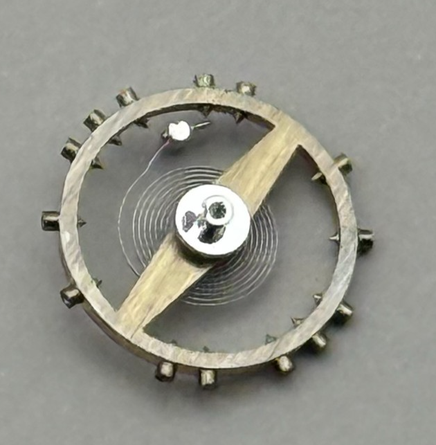Felsa 4162 Balance Wheel Complete And Spring  1244 M Watch Movement Parts