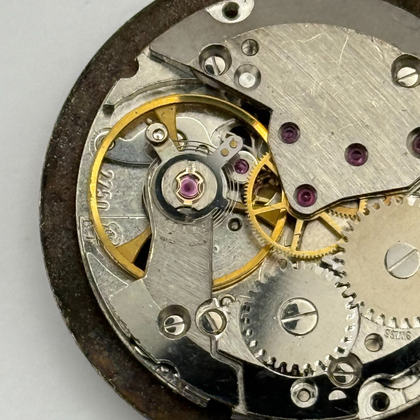 ETA 2750 Watch Movement Running Bernex Manual Wind Vintage Parts Repair 25.8mm