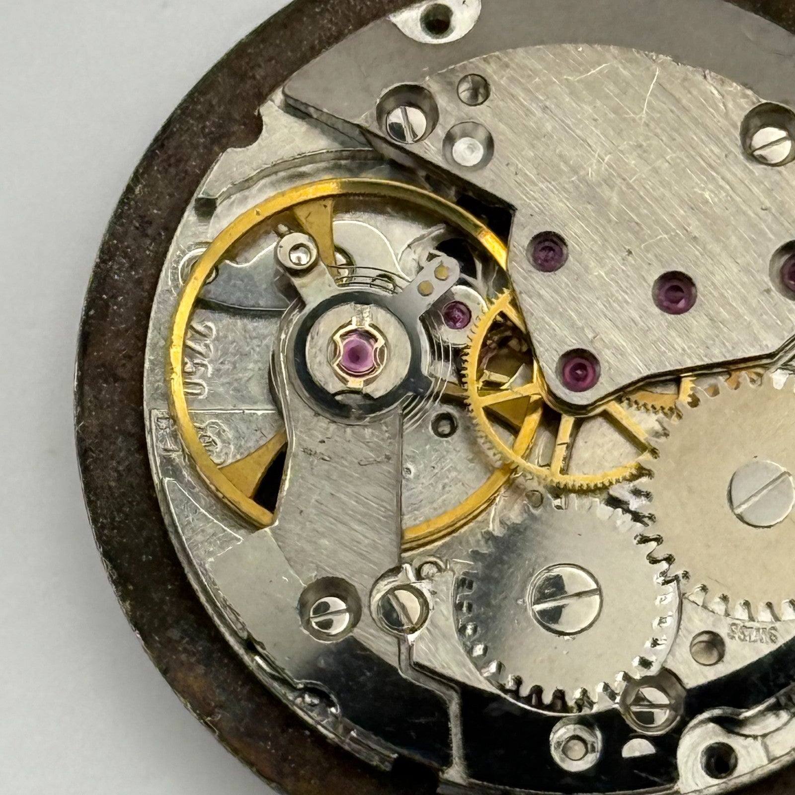 ETA 2750 Watch Movement Running Bernex Manual Wind Vintage Parts Repair 25.8mm