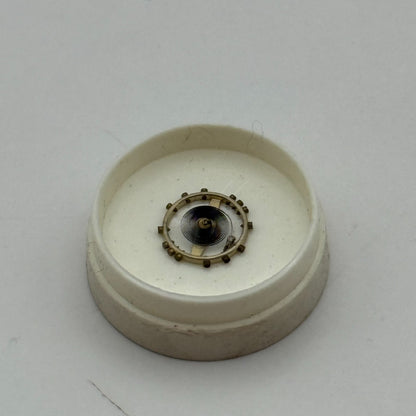 AM 115 Balance Wheel Complete And Spring 5 1/2’’’ Renata Watch Movement Parts