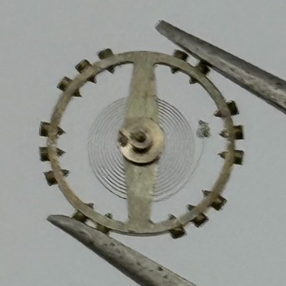 AS 1051 Balance Wheel Complete And Spring 5 1/4’’’ 34 M Watch Movement Parts NOS