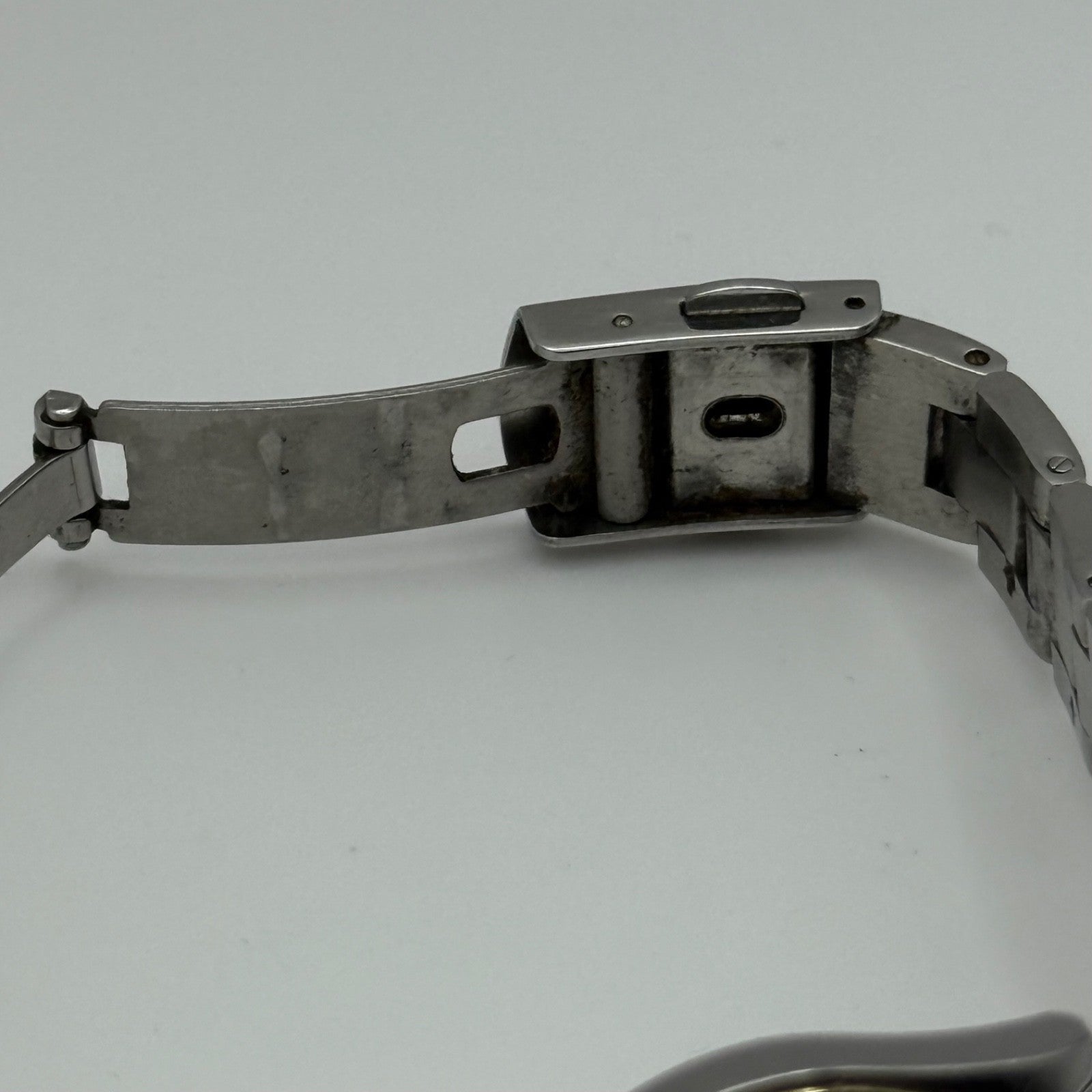 Rotary Ladies Watch Two Tone Mother Of Pearl Date Dial 27mm Working LB03499/401