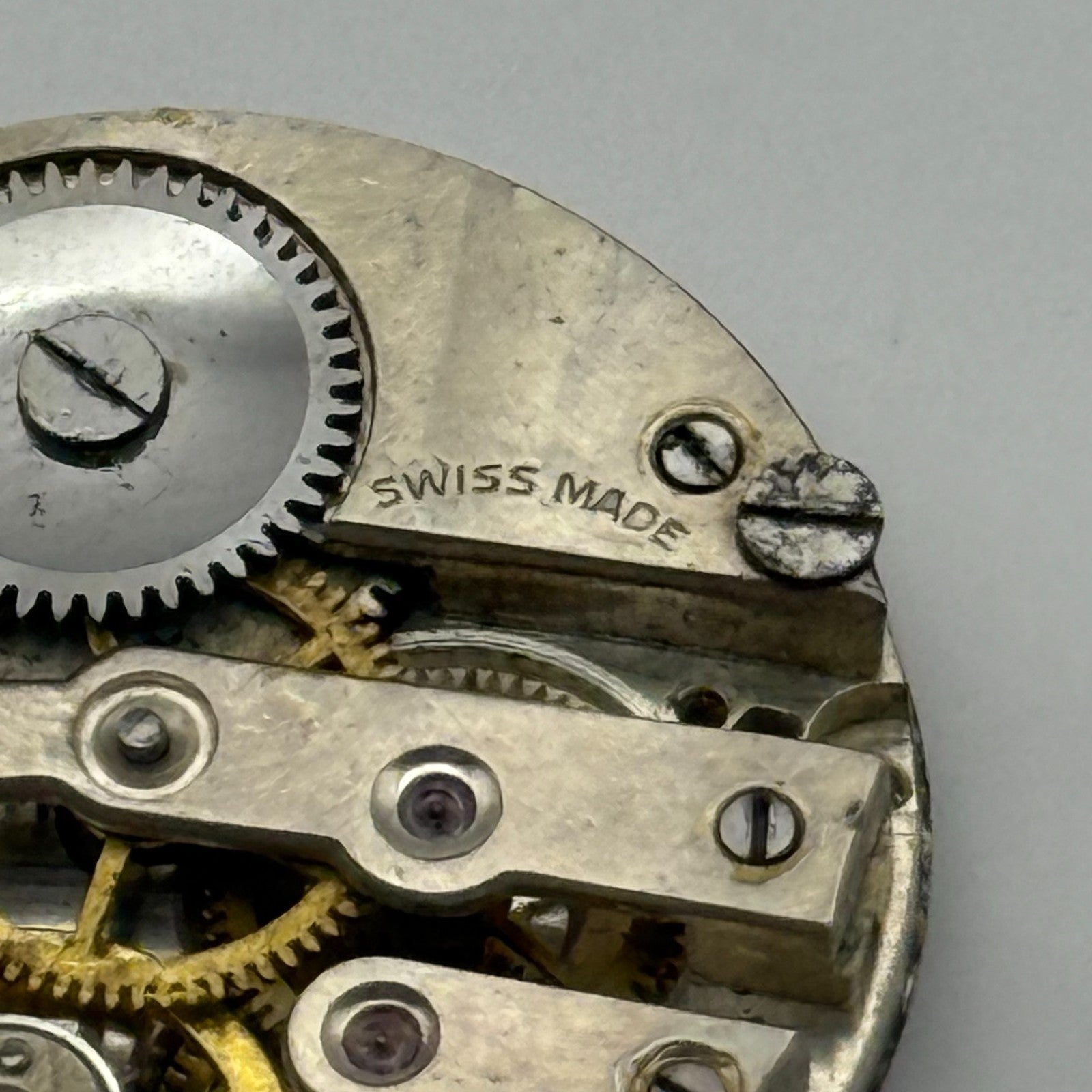 ETA Swiss Watch Movement Manual Wind Vintage Parts Repair Spares 23.6mm