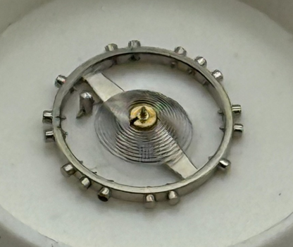 FHF 125 Balance Wheel Complete And Spring Watch Movement Parts NOS