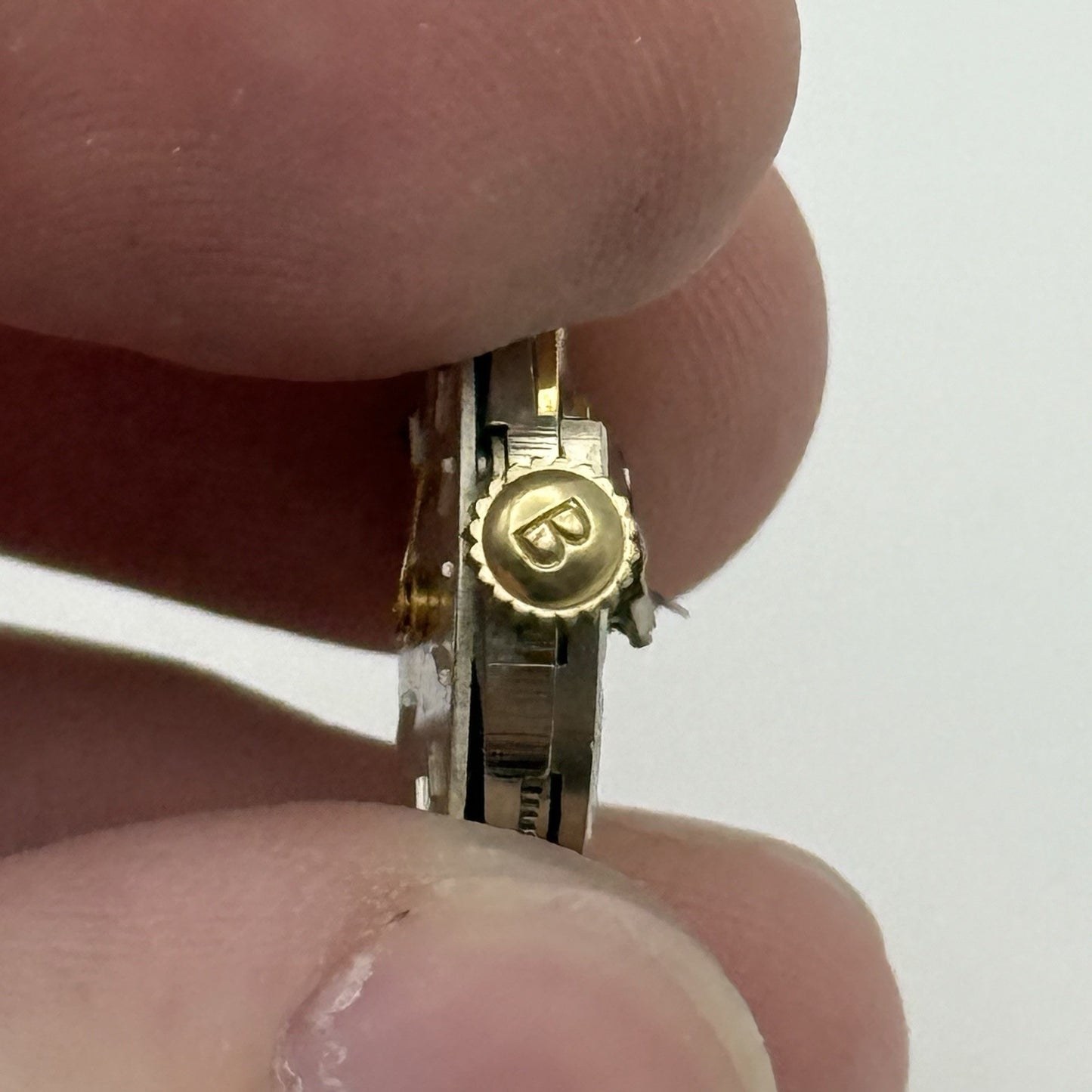 13.2mm Vintage Ladies Bulova 5BA Manual Wind Swiss Watch Movement PARTS REPAIR