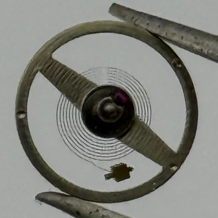 Ebosa 86 87 Balance Wheel Complete And Spring 8¾’’’  1249 Watch Movement Parts