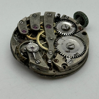 23.7mm AS Trench Watch Movement Balance Intact Swiss Manual Wind Vintage PARTS