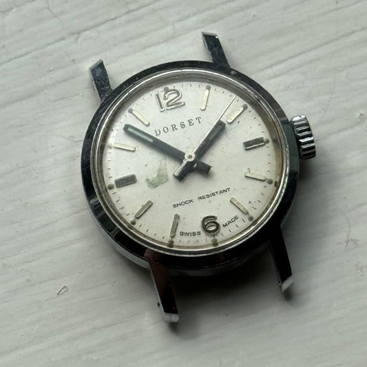 23mm Dorset Ronda Rl 9013 Shock Resistant Vintage Manual Wind Watch PARTS REPAIR