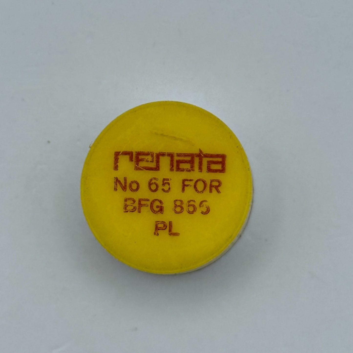 BFG 866 Balance Wheel Complete And Spring PL Renata 65 Watch Movement Parts NOS 