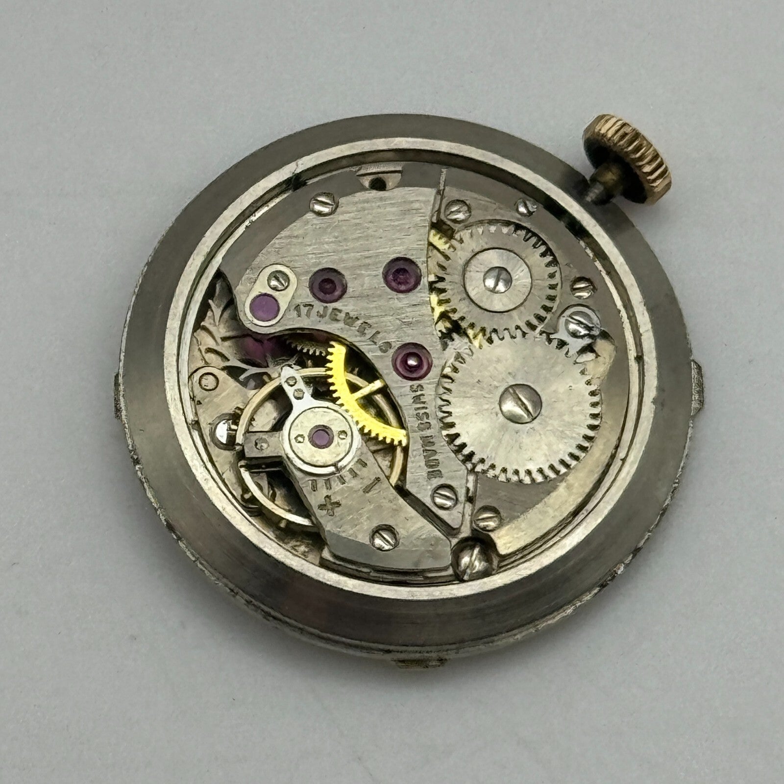 22.5mm Ladies Curtis Felsa F 4022 Manual Wind Watch Movement Swiss Vintage PARTS