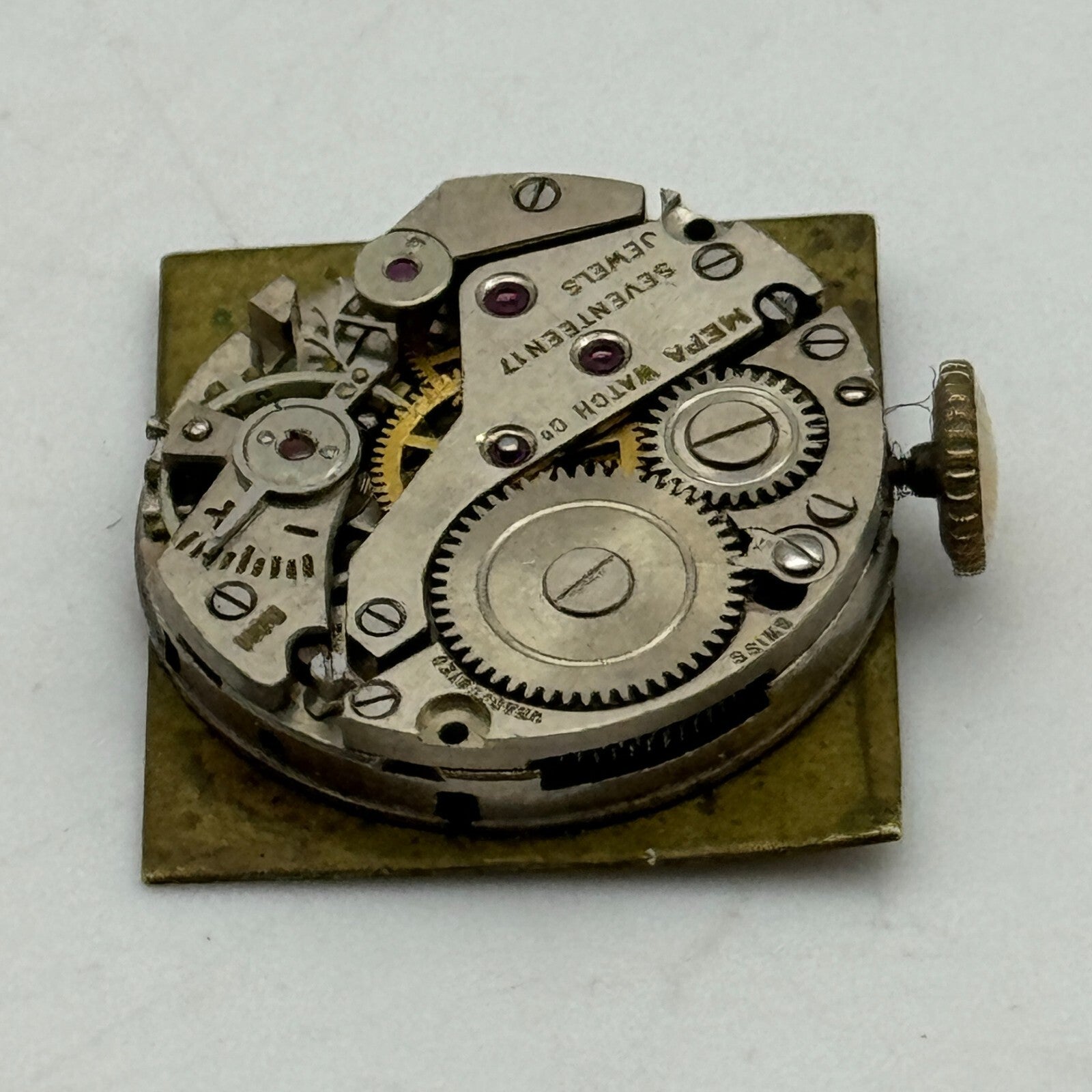 19.7mm Chalet AS 970 A Schild Manual Wind Watch Movement Swiss Vintage PARTS