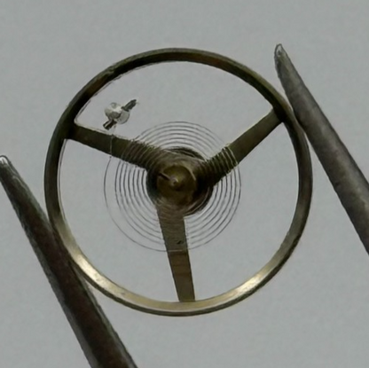 FEF 6660 Balance Wheel Complete And Spring Ord + Inca 1711 Watch Movement Parts