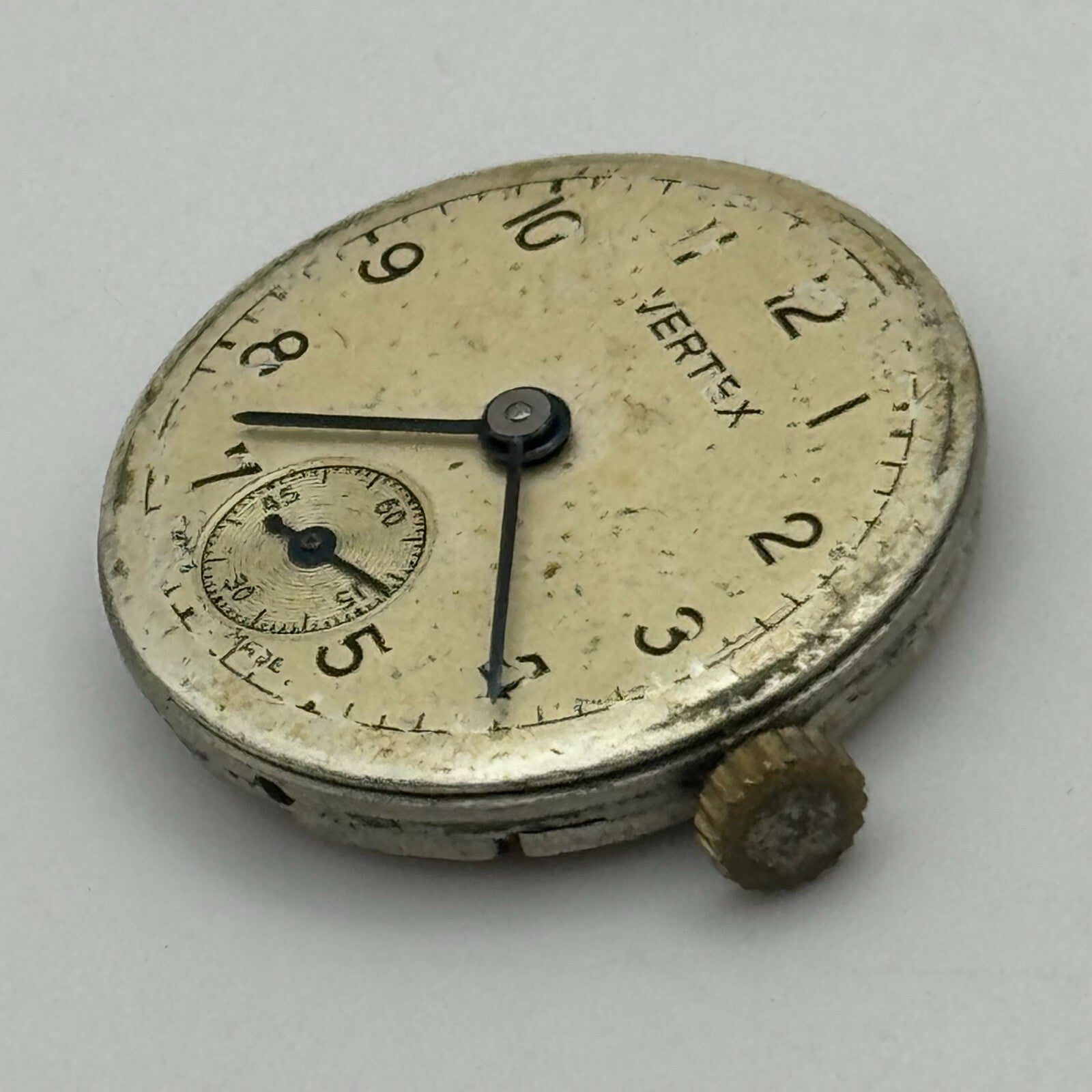 19.7mm Vertex Revue 78 Manual Wind Watch 15 Jewels Movement Swiss Vintage PARTS