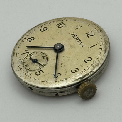 19.7mm Vertex Revue 78 Manual Wind Watch 15 Jewels Movement Swiss Vintage PARTS
