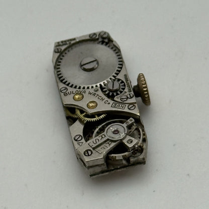 9mm Vintage Ladies Bulova 3AN Manual Wind Swiss Watch Movement PARTS REPAIR