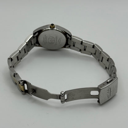 Rotary Ladies Watch Two Tone Mother Of Pearl Date Dial 27mm Working LB03499/401