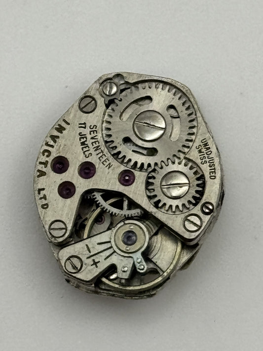 15.3mm Vintage Invicta FHF 69 Manual Wind Swiss Watch Movement PARTS REPAIR