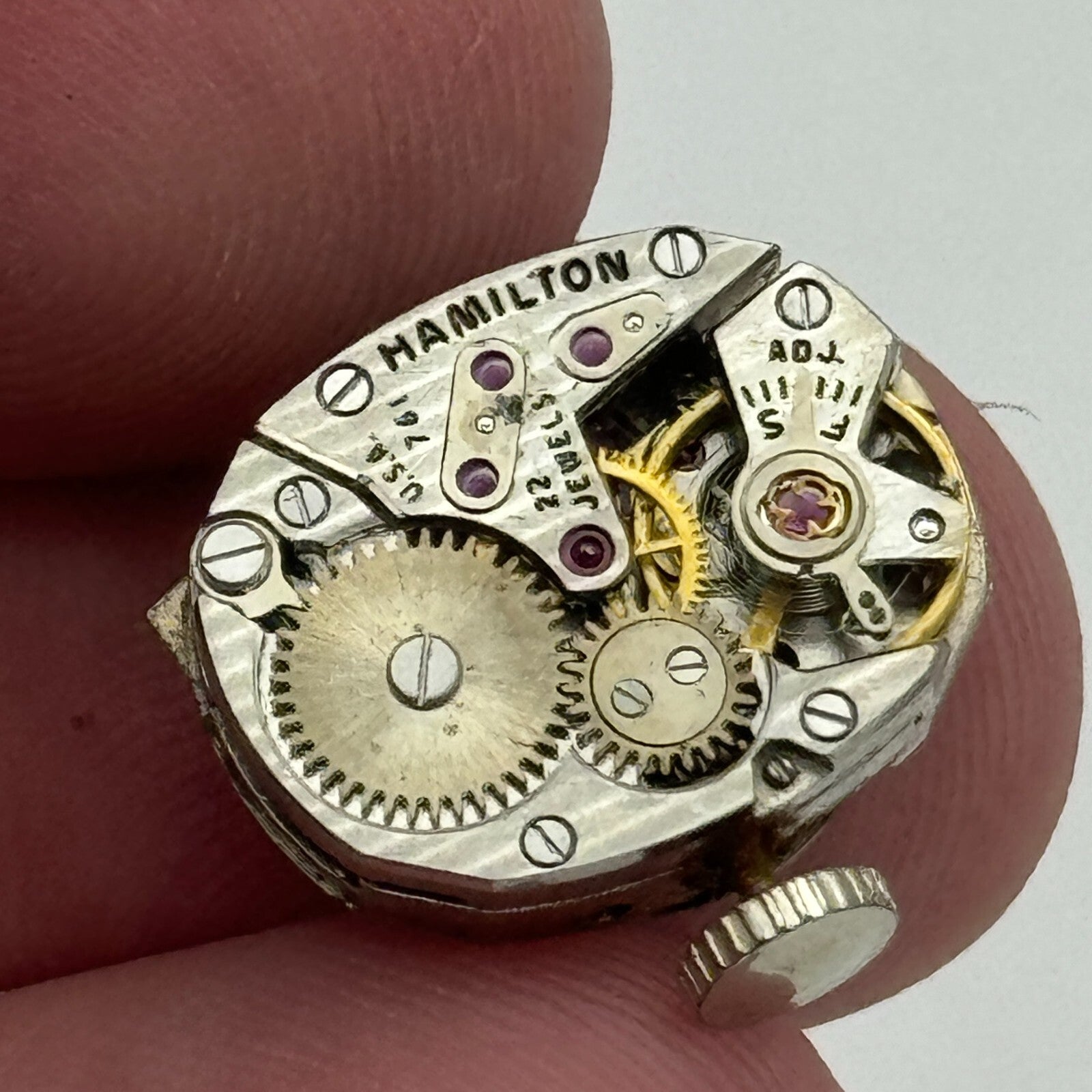 13.1mm Running Lady Hamilton 761 Runs Shortly Manual Wind Swiss Watch Movement