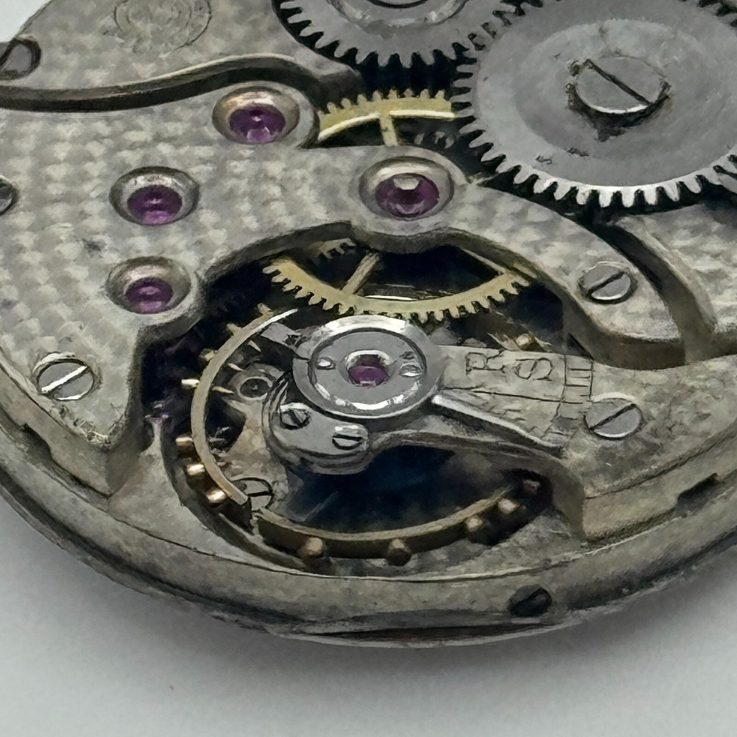 25mm Men's Dreadnought Balance Ok Vintage Swiss Trench Watch Movement PARTS