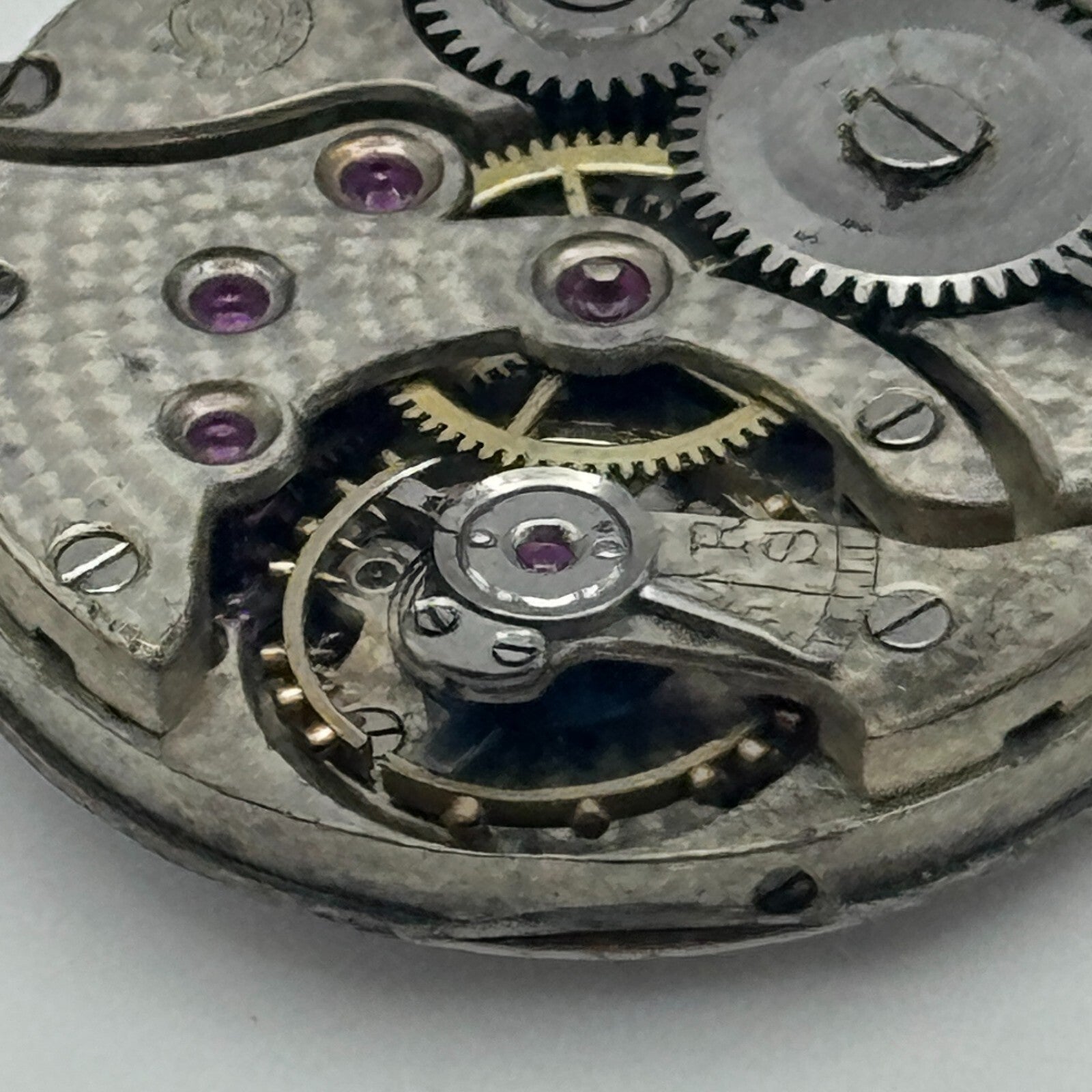 25mm Men's Dreadnought Balance Ok Vintage Swiss Trench Watch Movement PARTS