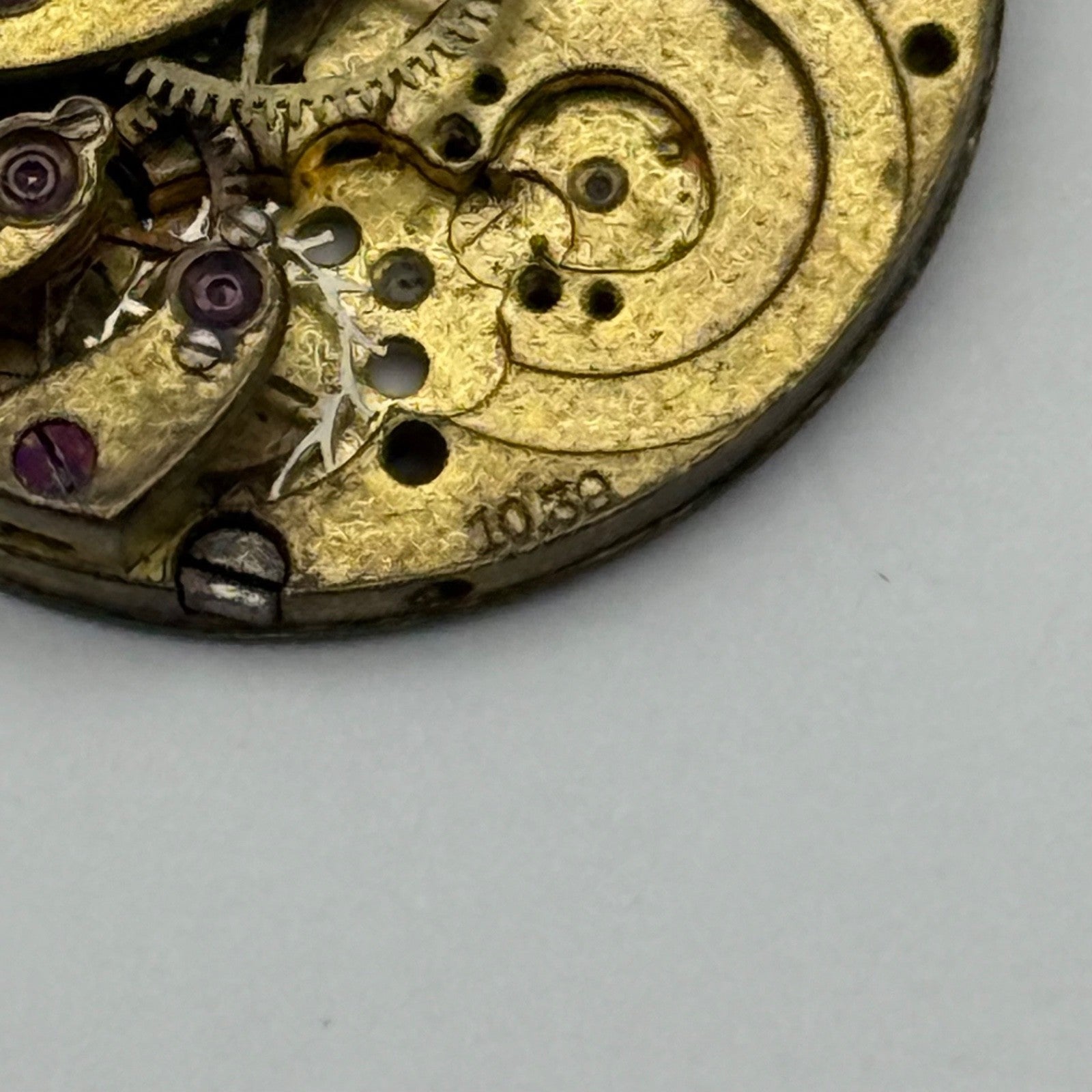 Longines 10.39 B&Co Baume Watch Movement Vintage Incomplete Parts Repair 21.6mm