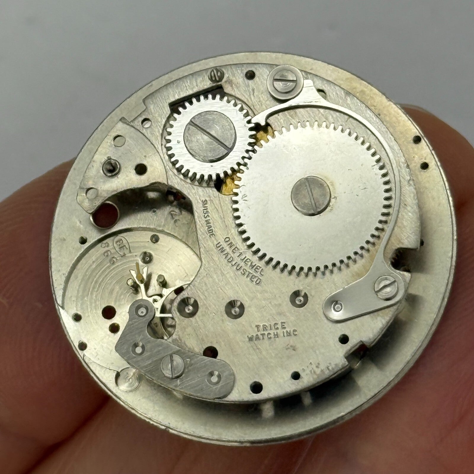 26.2mm Vintage Ferel BFG 866 Swiss Made Manual Wind Watch Movement PARTS REPAIR