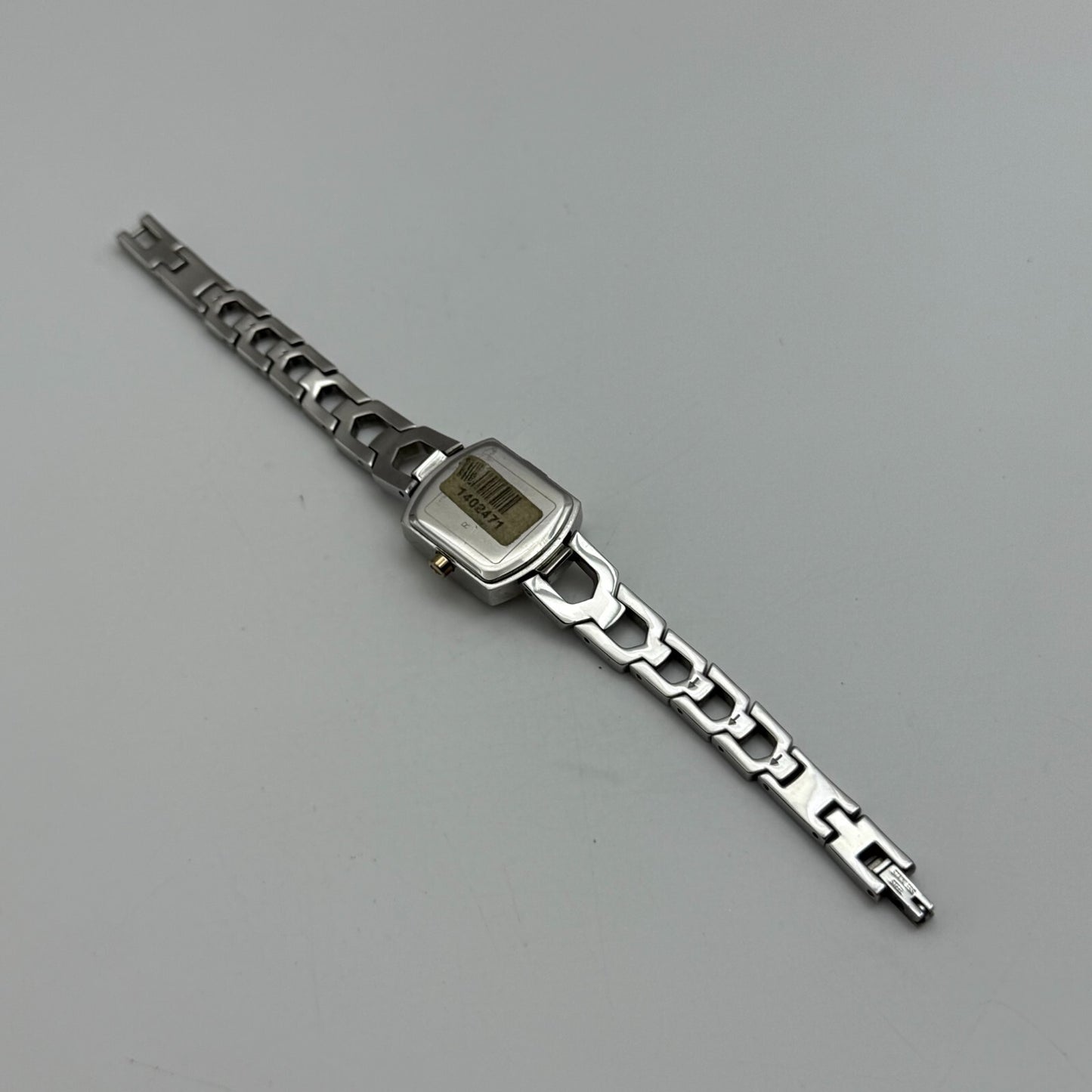 20mm Working Ladies Radley Silver Tone Quartz Panel Bracelet Watch 6 Inches